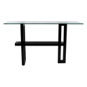 nuovo console table - charcoal