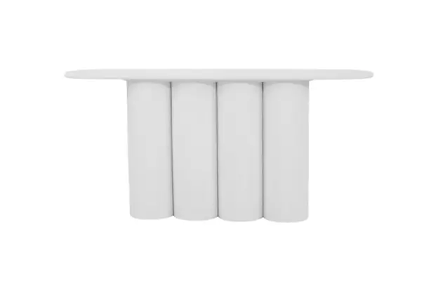 callie console table 170cm - full white