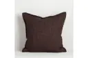 flaxmill 50cm cushion - mahogany