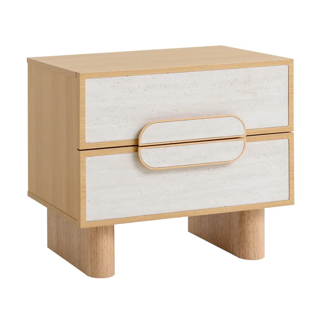 mantaro bedside table - natural