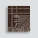 fiordland 190x220cm throw - walnut