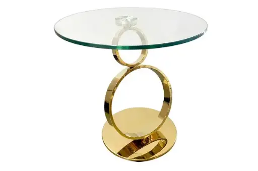 [853] sinclair glass lamp table 53cm