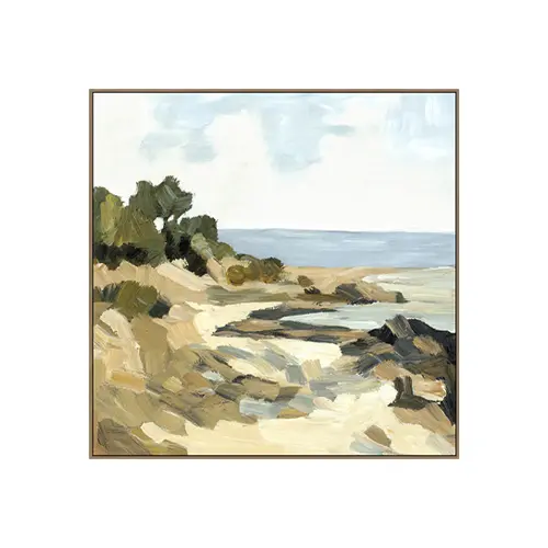 [FPCBEACA] beachside a framed print
