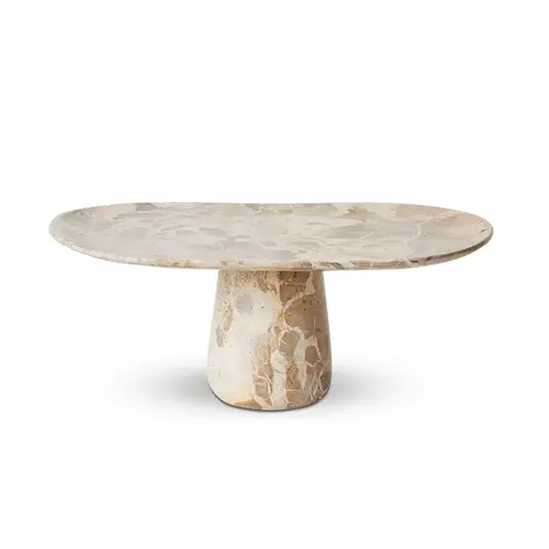 [DE.388.ST] mandisa decor footed tray - stone